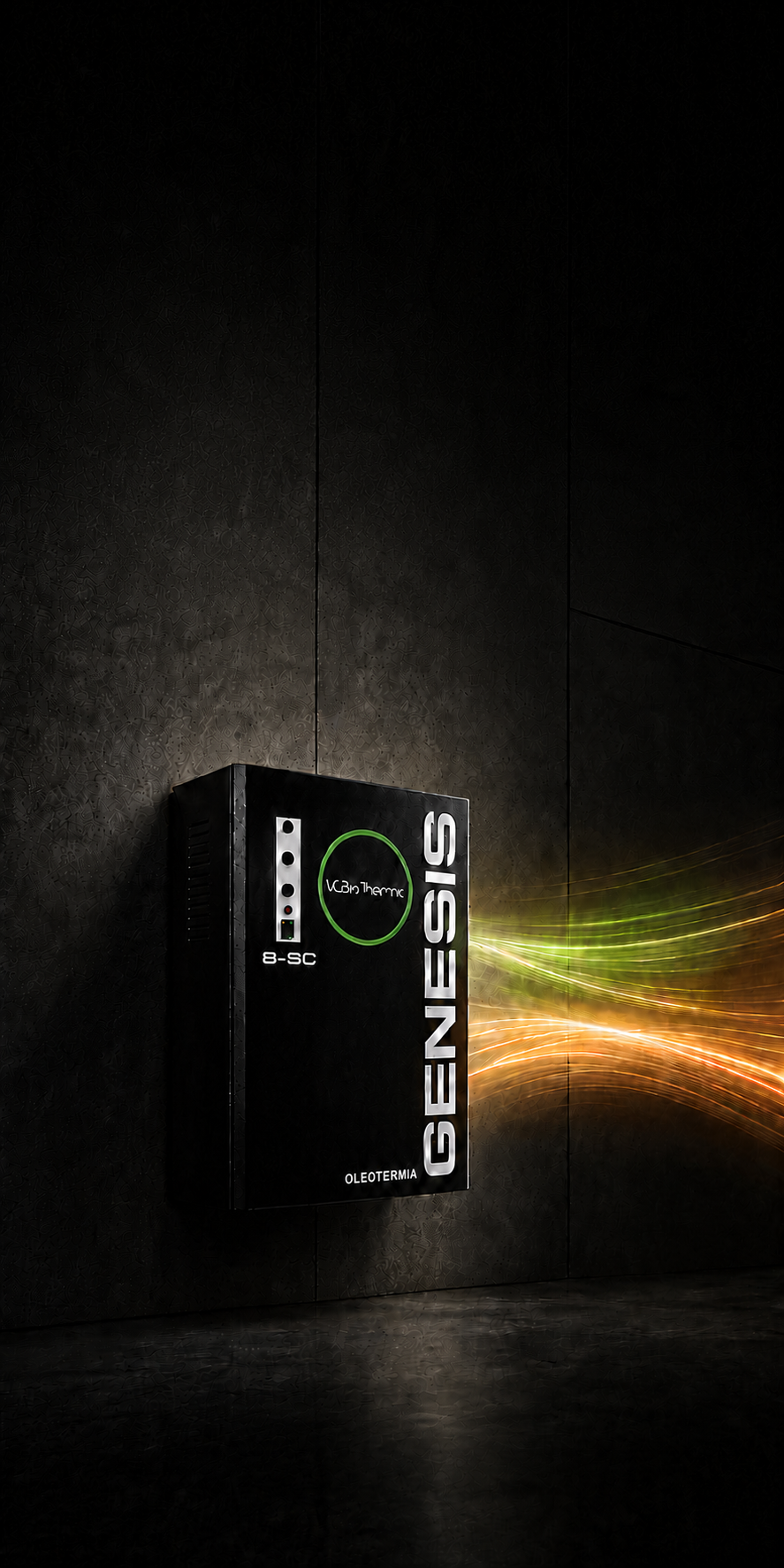 Fondo industrial de la portada Génesis